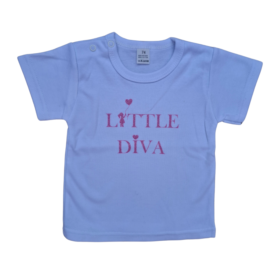 Kindershirt | Little Diva | Met Naam