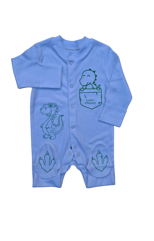 Babypyjama | Dino | Gepersonaliseerd