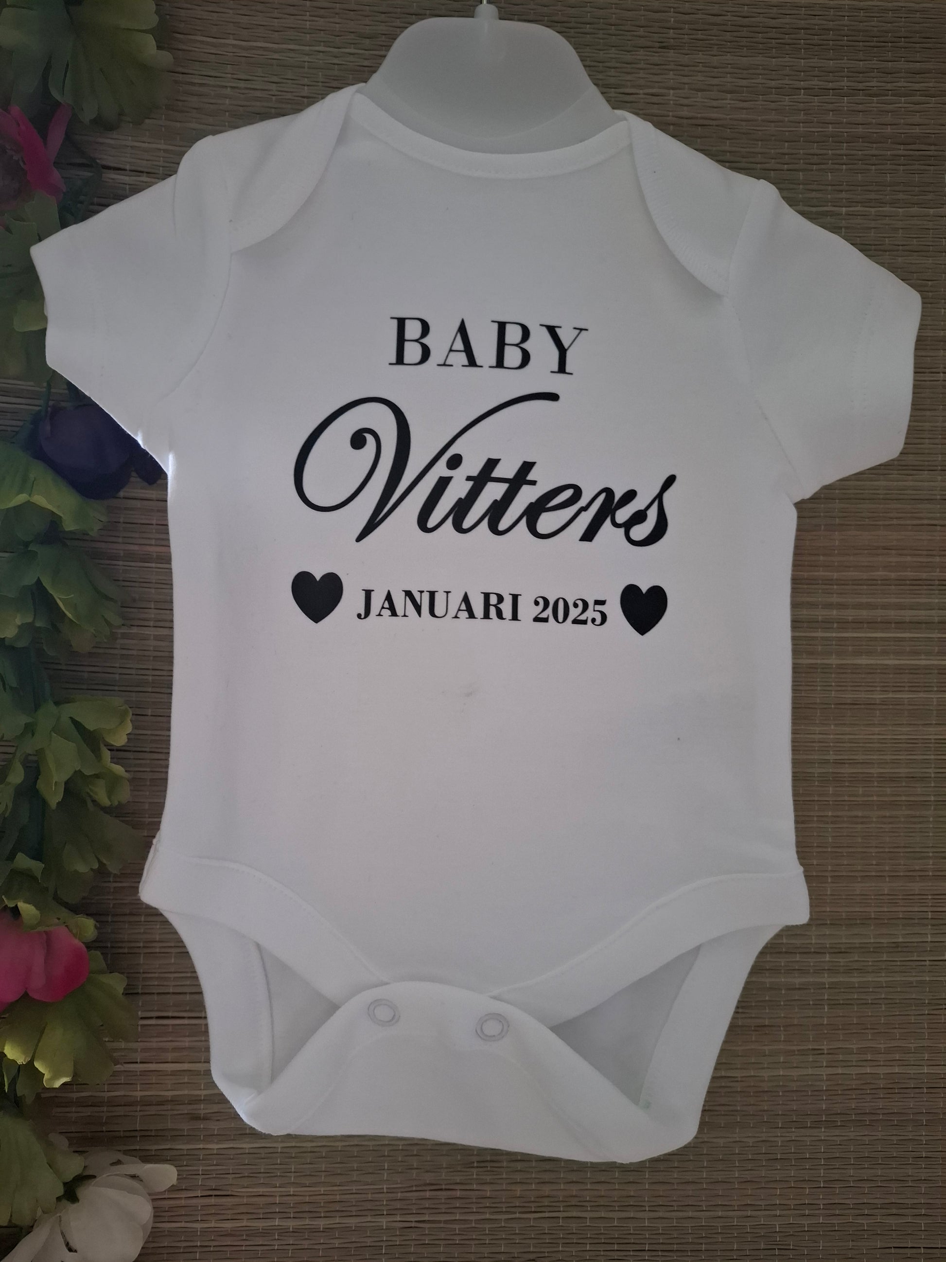 Babyromper Vitters is een exclusief en uniek ontwerp van La-Niña.