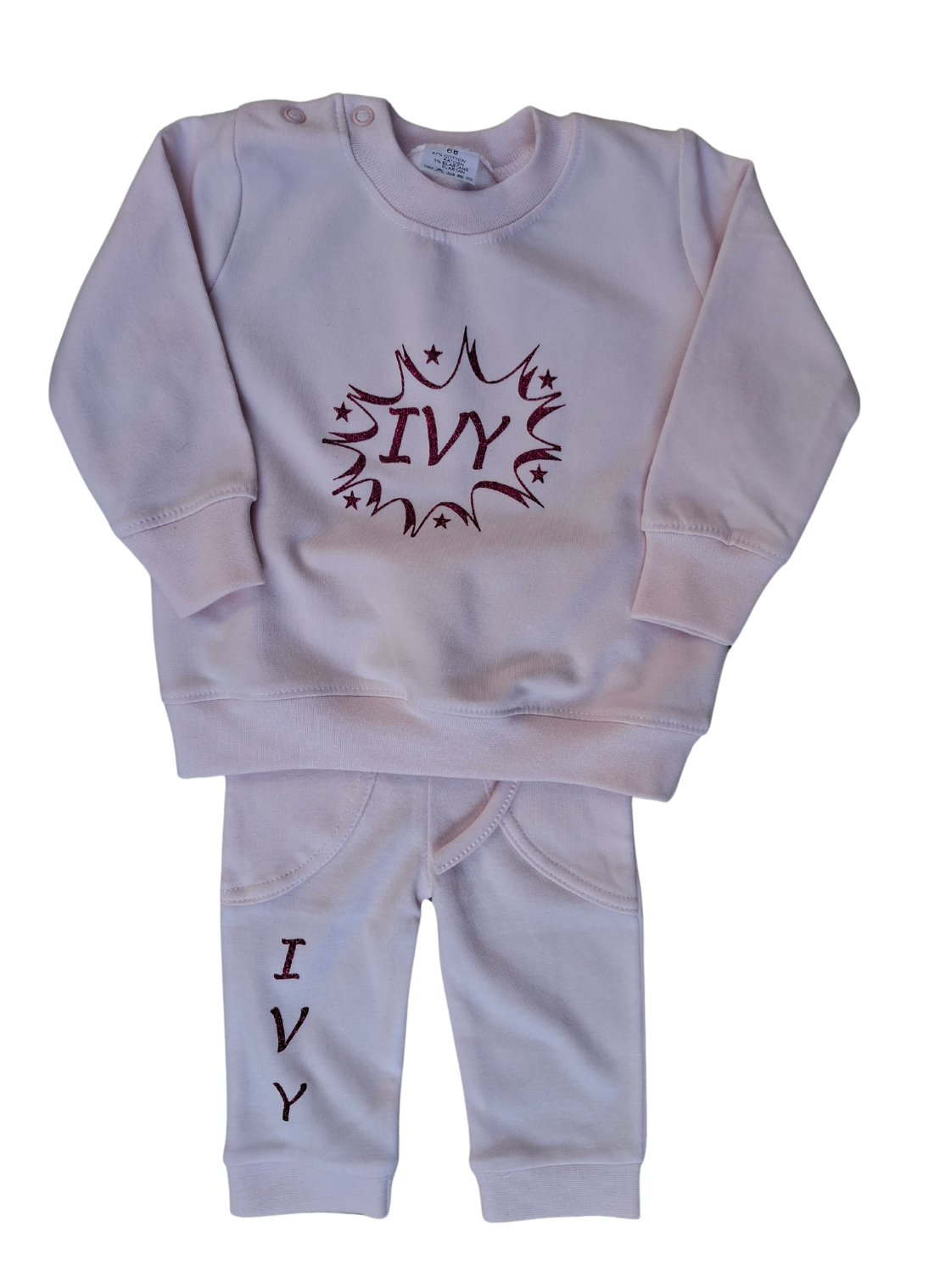 Joggingpak | Met Naam | Glitters