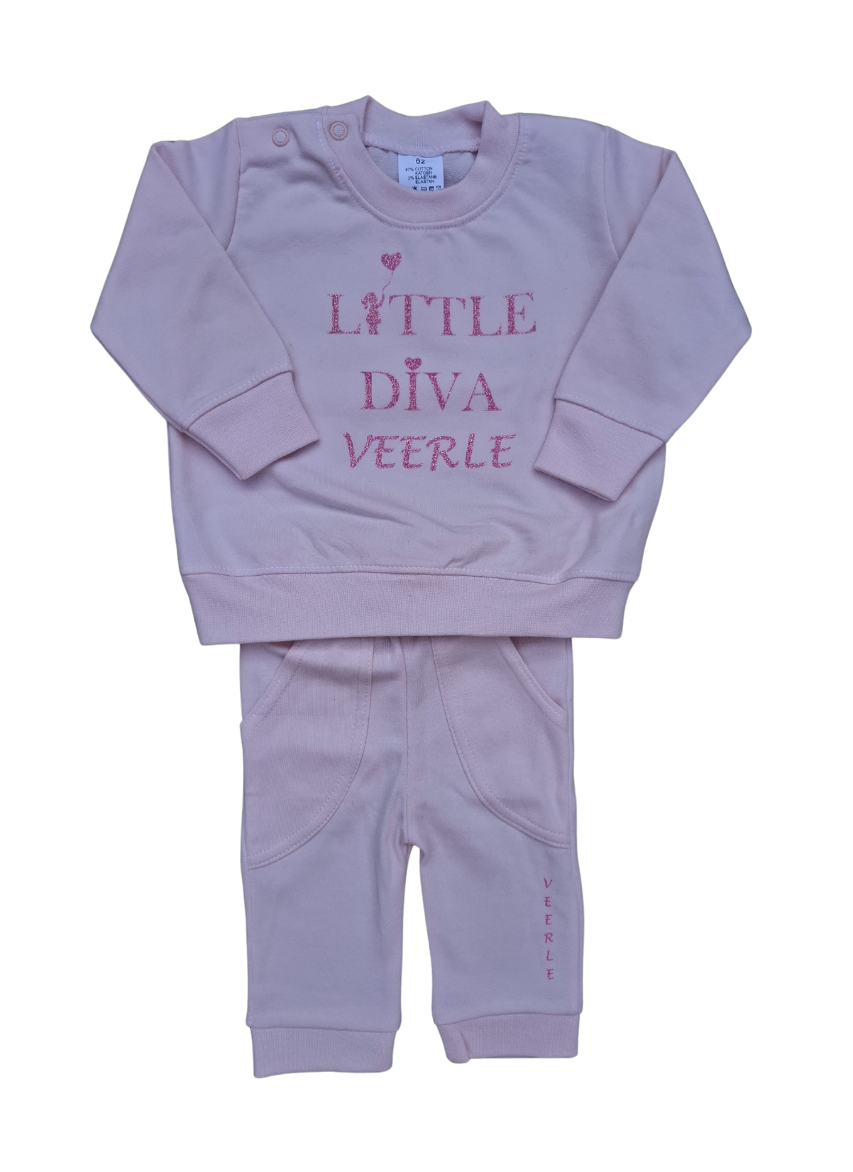 Joggingpak | Little Diva | Met Naam